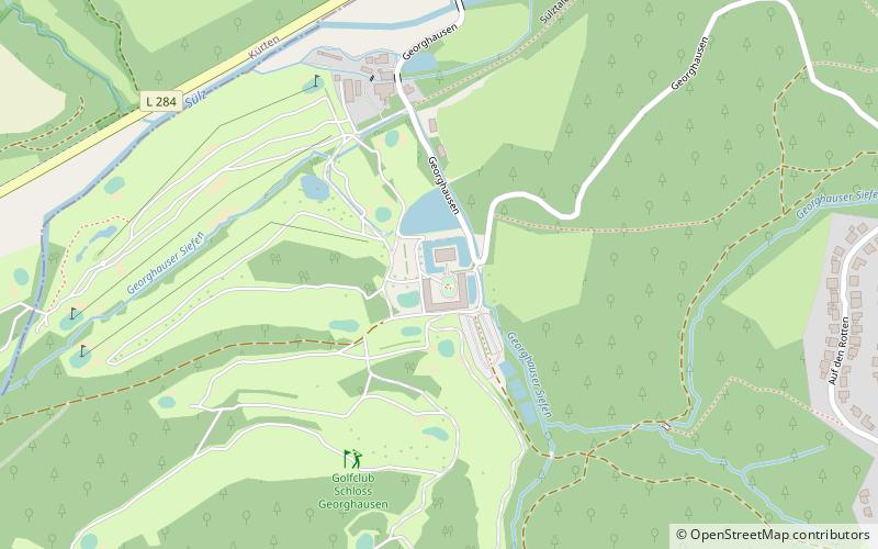 Georghausen Castle location map