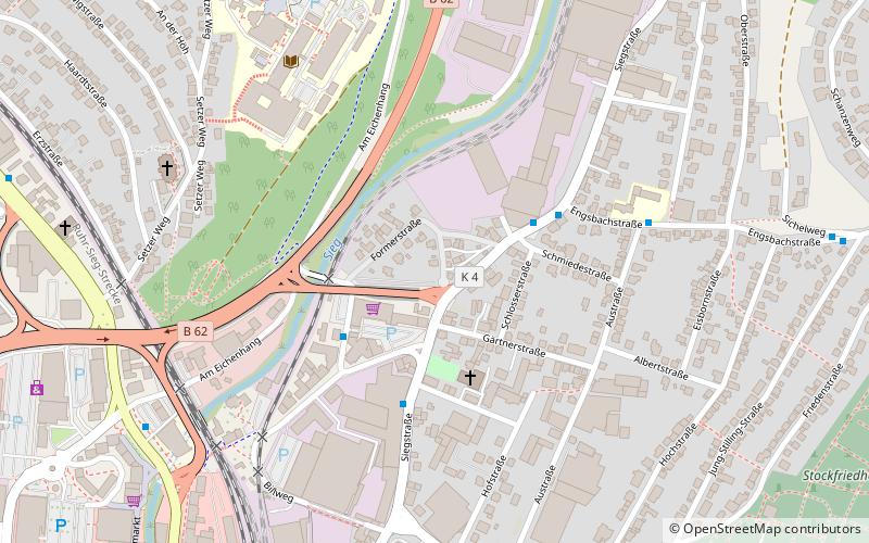 Weidenau location map