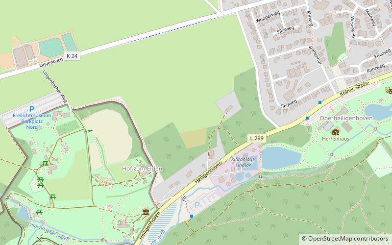 Heiligenhoven Castle location map