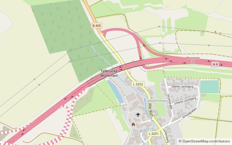 Wommen Viaduct location map
