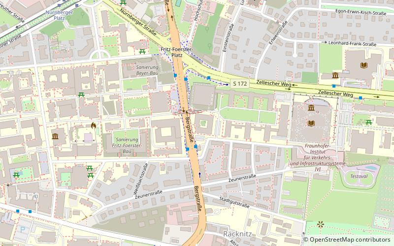 Technische Universität Dresden location map