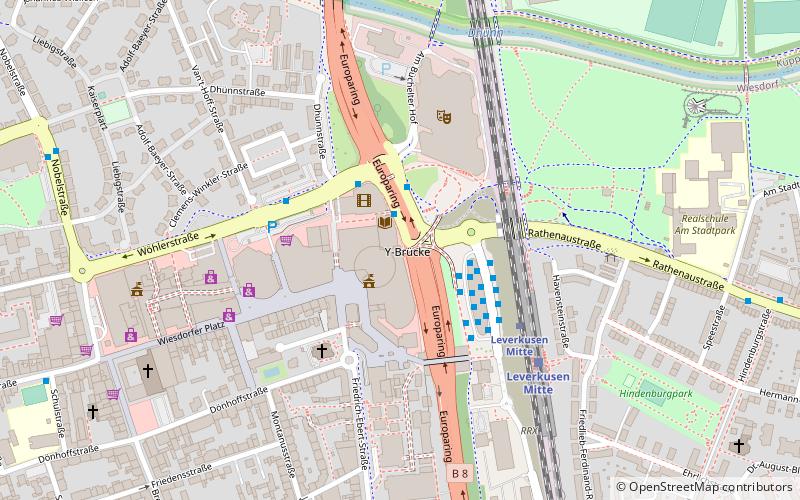 Rathaus-Galerie Leverkusen location map