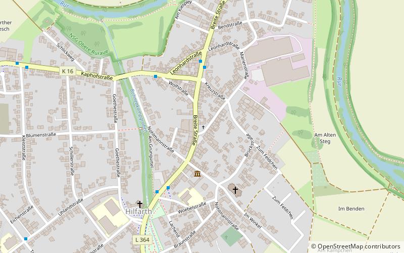 Hochkreuz location map