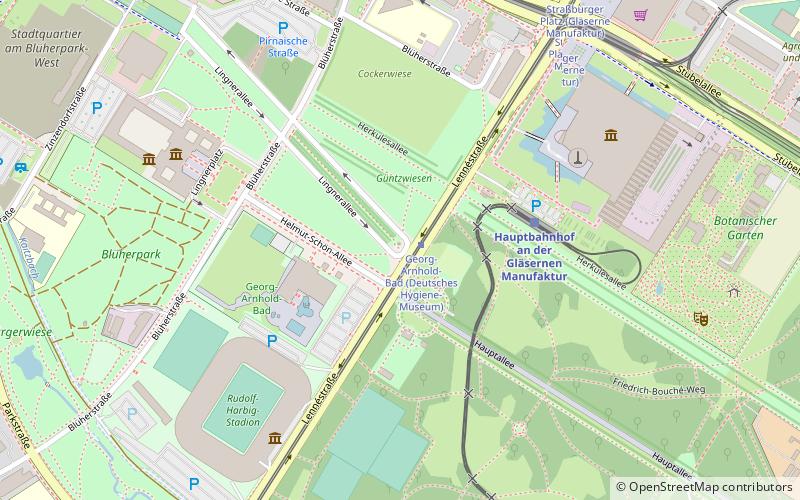 sachsenmarkt lingnerallee dresden location map