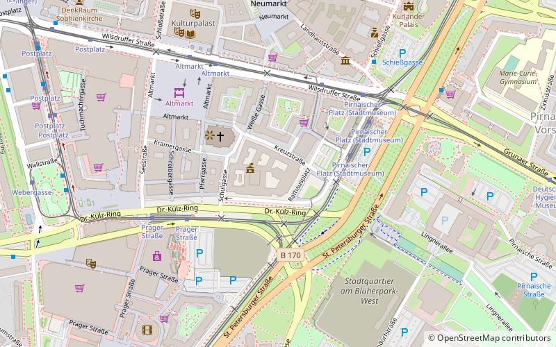 Goldener Rathausmann location map