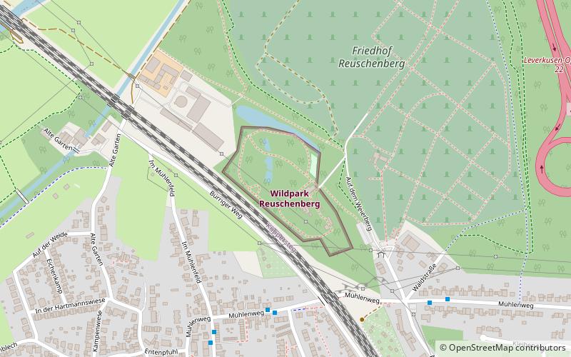 Wildpark Reuschenberg location map