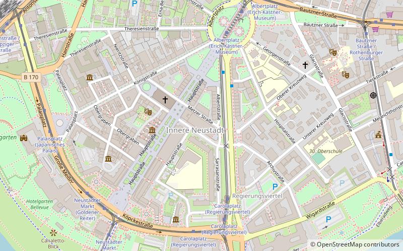 Neustädter Markthalle location map