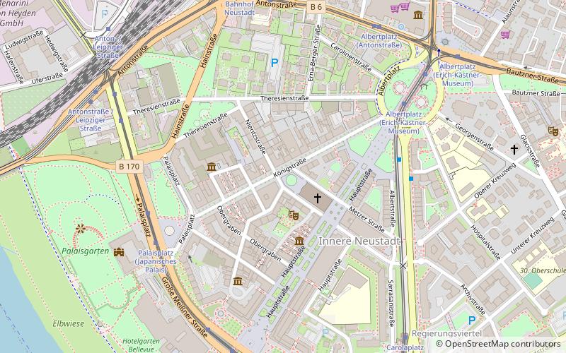 dresdner bauernmarkt konigstrasse drezno location map