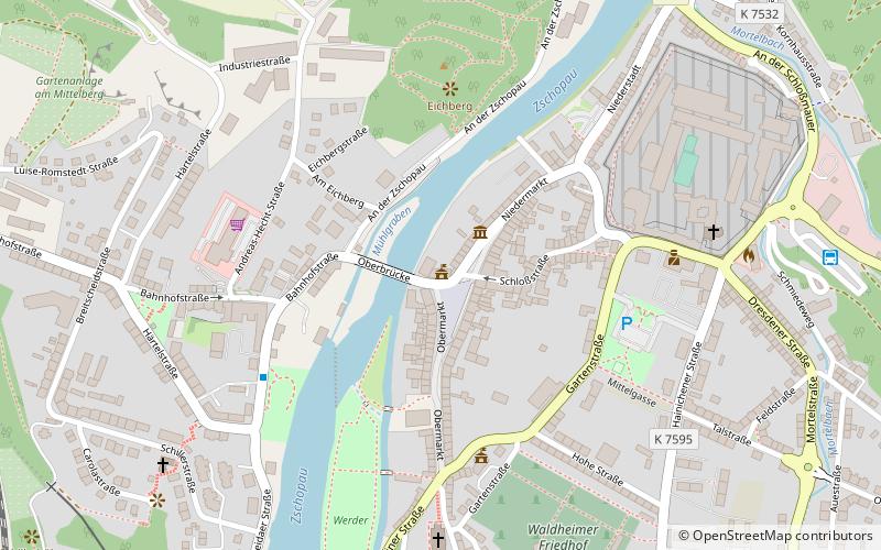 Rathaus Waldheim location map