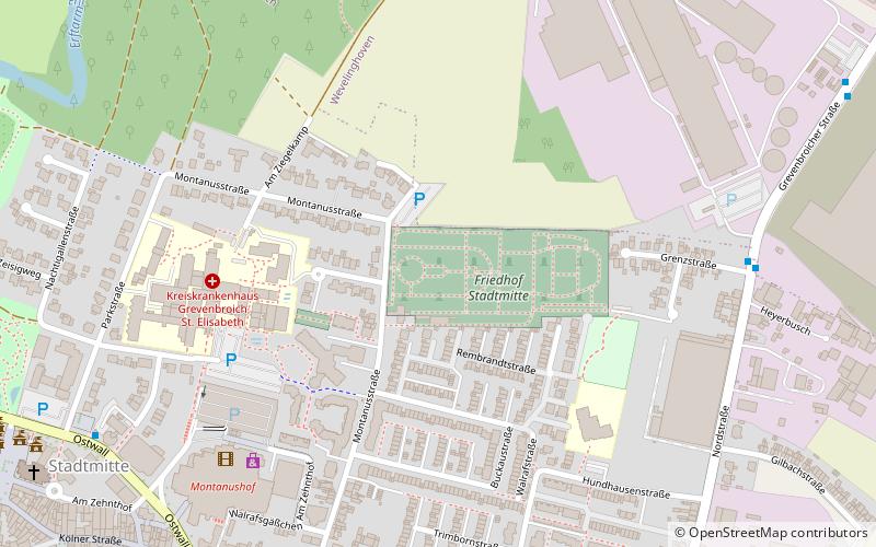 Grabkreuz location map