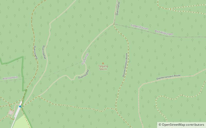 talgang parc national de kellerwald edersee location map
