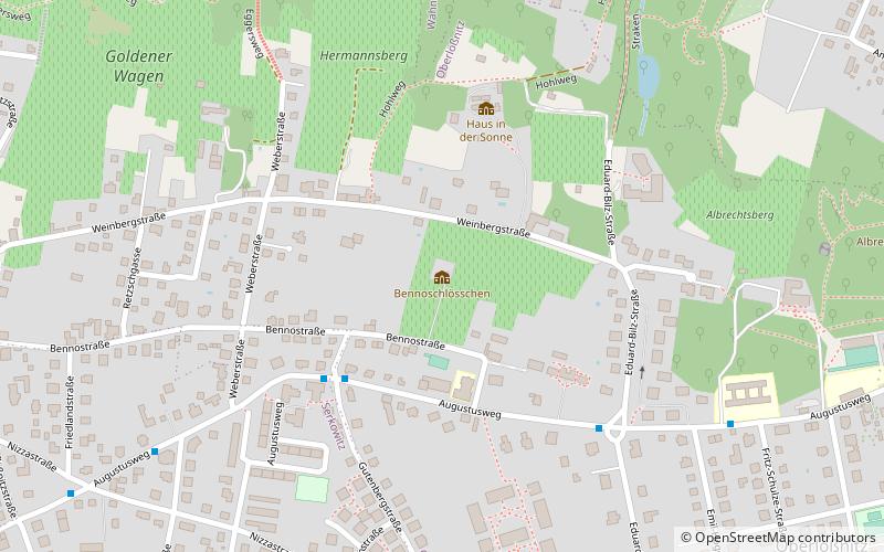 Bennoschlösschen location map
