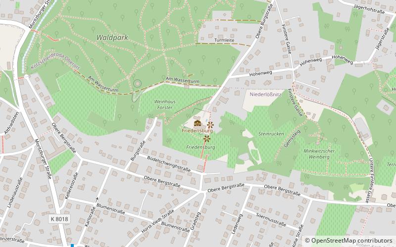 Friedensburg location map