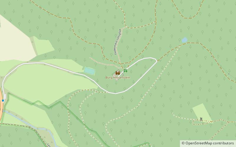 Hessenstein Castle location map