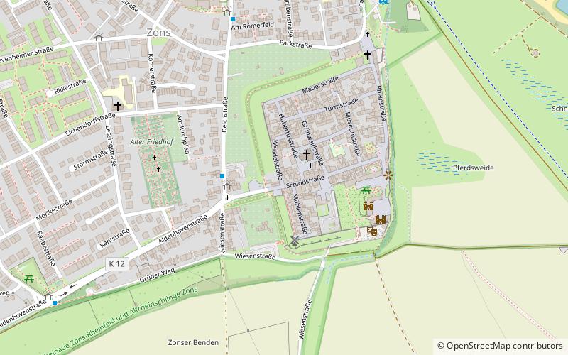 Zum Feldtor location map