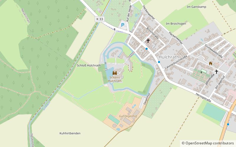 Schloss Hülchrath location map