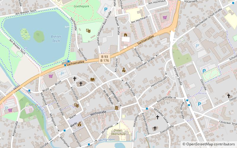 Amtsgericht Borna location map