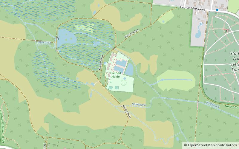 Freibad Heide location map