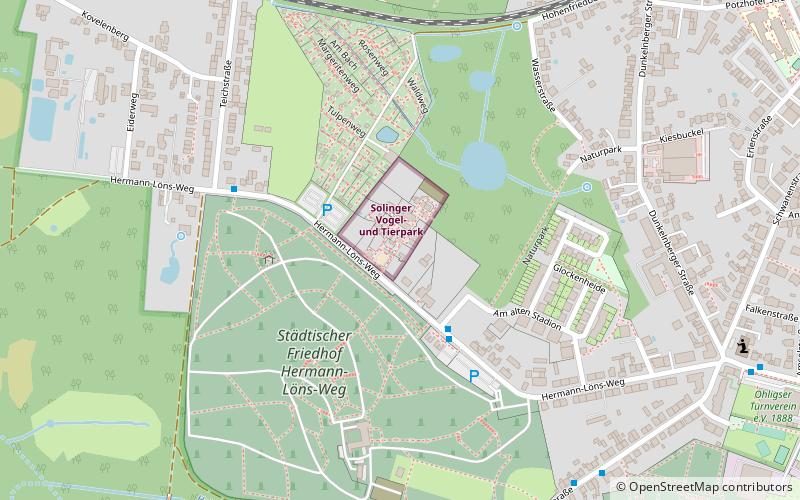 Solinger Vogel- und Tierpark location map