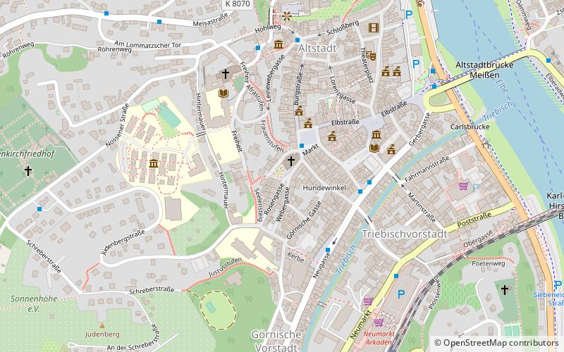 Tuchmachertor location map