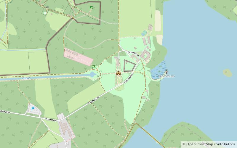 Fasanenschlösschen location map