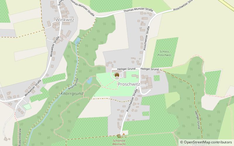 Schloss Proschwitz location map