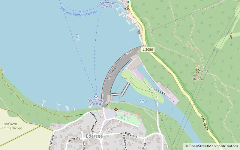 Edersee Dam location map