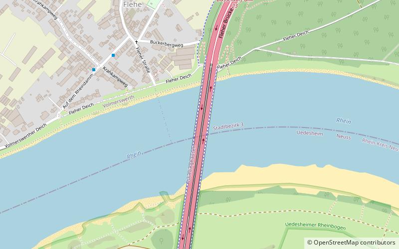 Fleher Brücke location map
