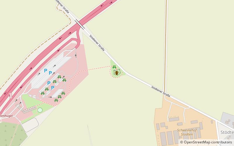 Leubingen tumulus location map