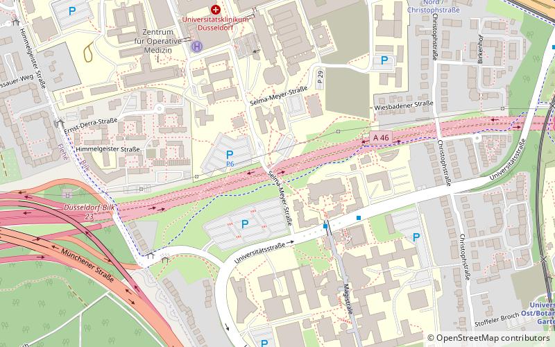 universite heinrich heine de dusseldorf location map