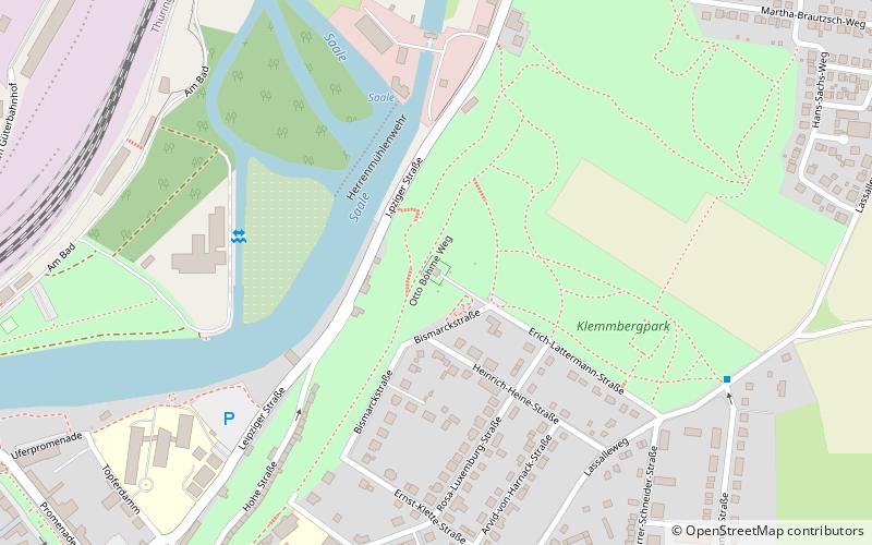 Bismarckturm Weißenfels location map