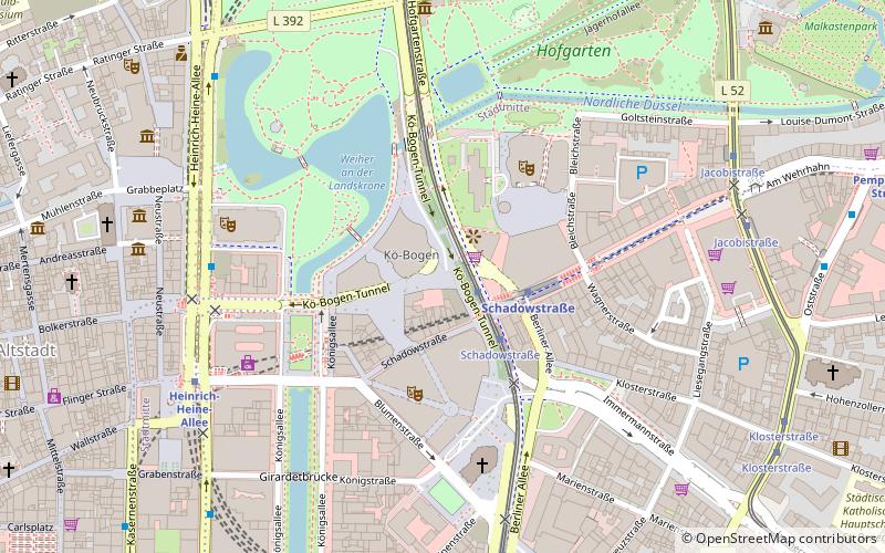 jan wellem dusseldorf location map
