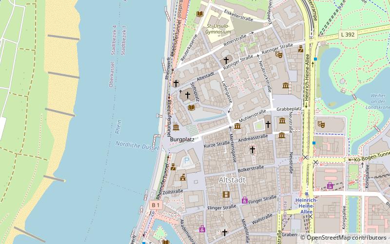 Stadterhebungsmonument location map