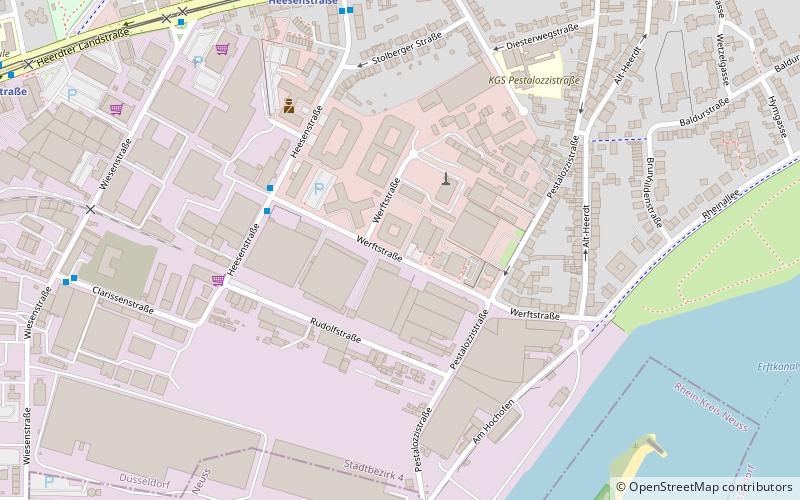 Düsseldorf-Heerdt location map