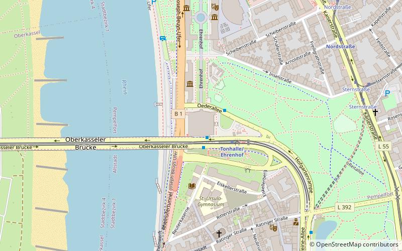 Tonhalle Düsseldorf location map