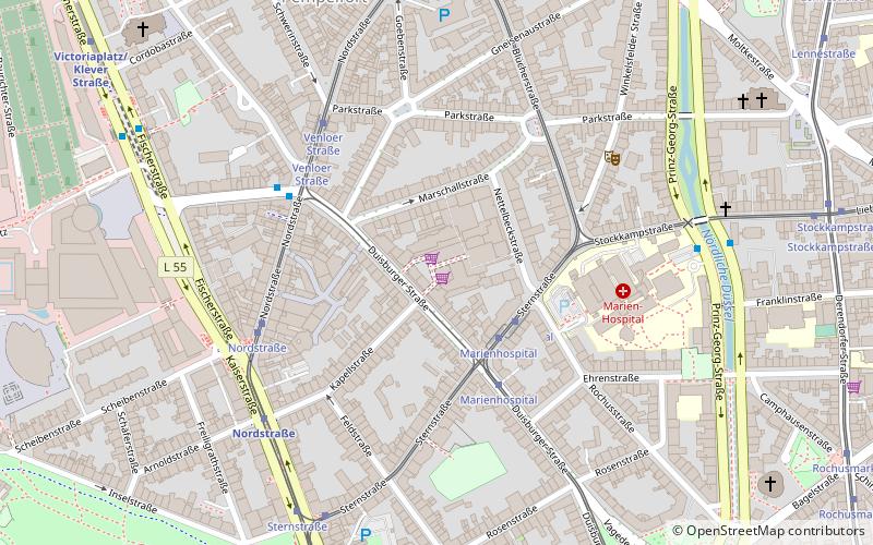 dieterich karree dusseldorf location map