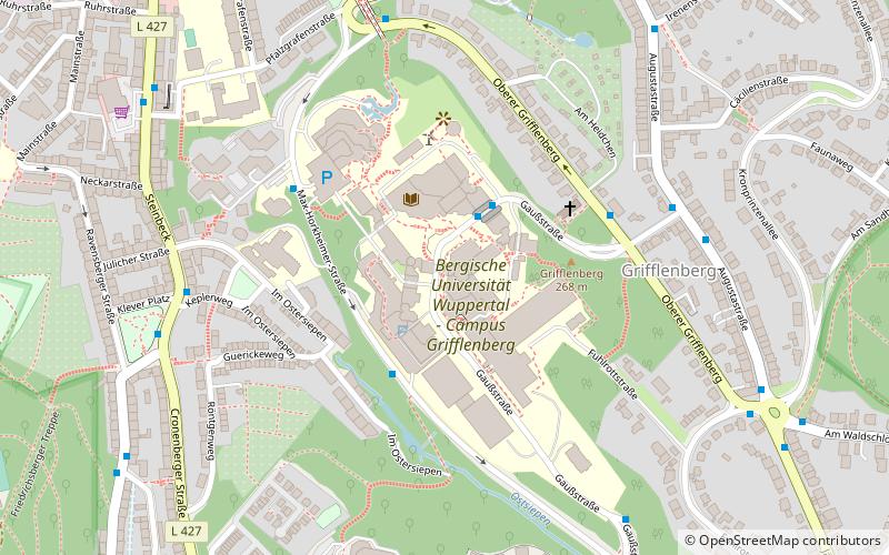 University of Wuppertal location map