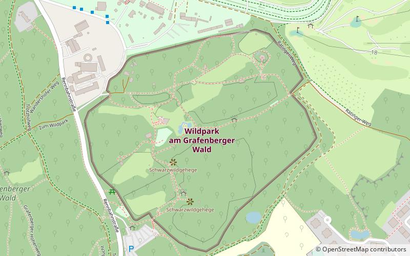 Wildpark im Grafenberger Wald location map