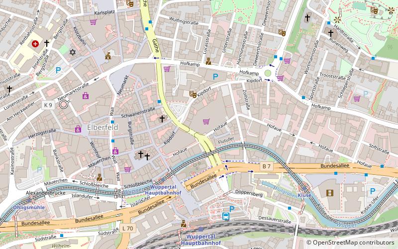 City-Arkaden Wuppertal location map