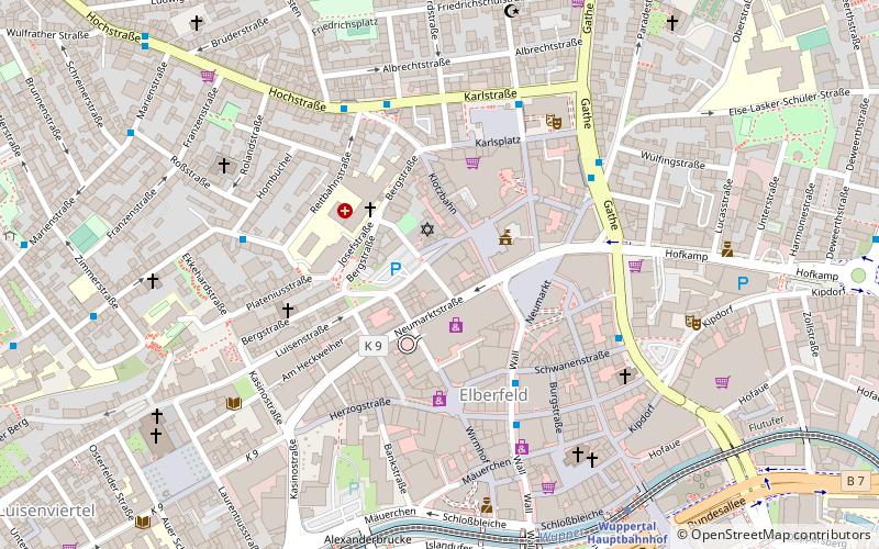 Kontakthof location map