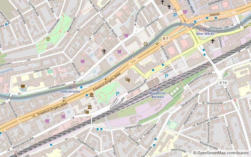 Opernhaus Wuppertal location map