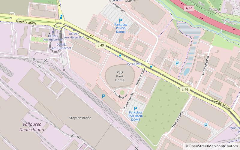 ISS Dome location map