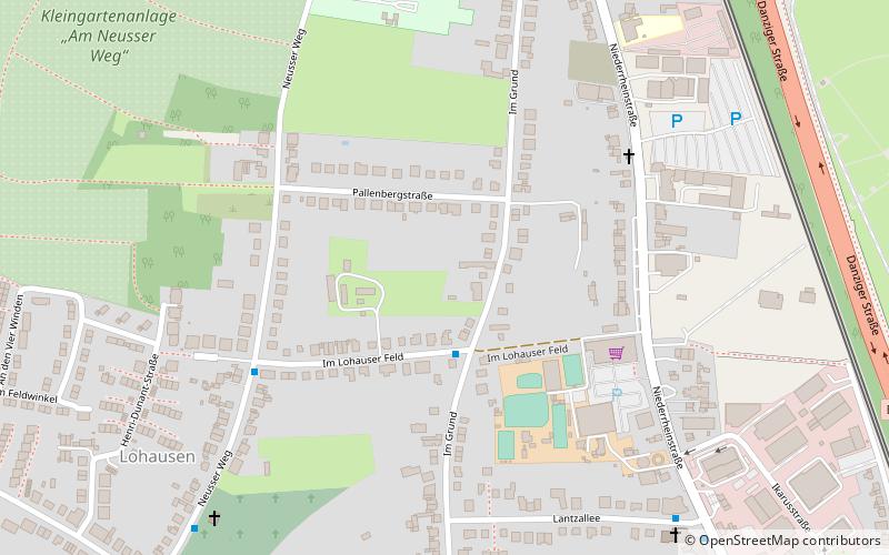 Düsseldorf-Lohausen location map