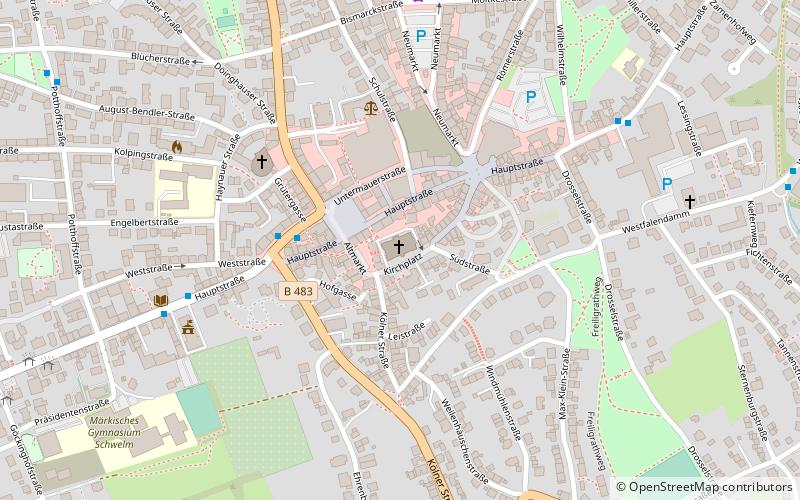 Christuskirche location map