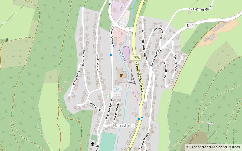 Besucherbergwerk Ramsbeck location map