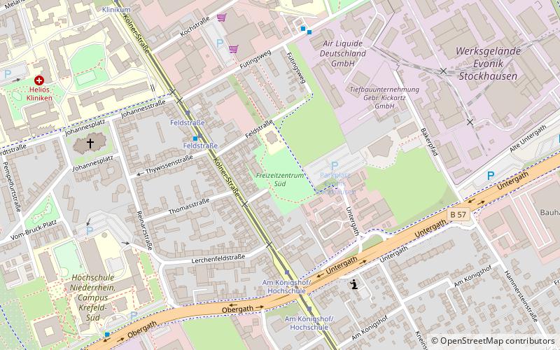 Freizeitzentrum Süd location map