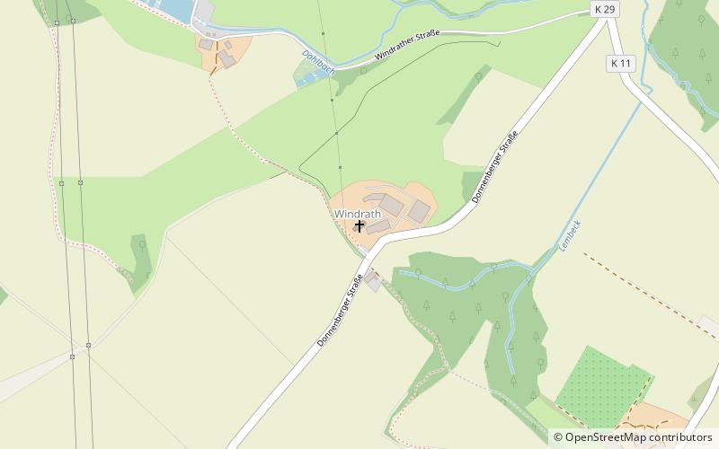 Windrather Kapelle location map