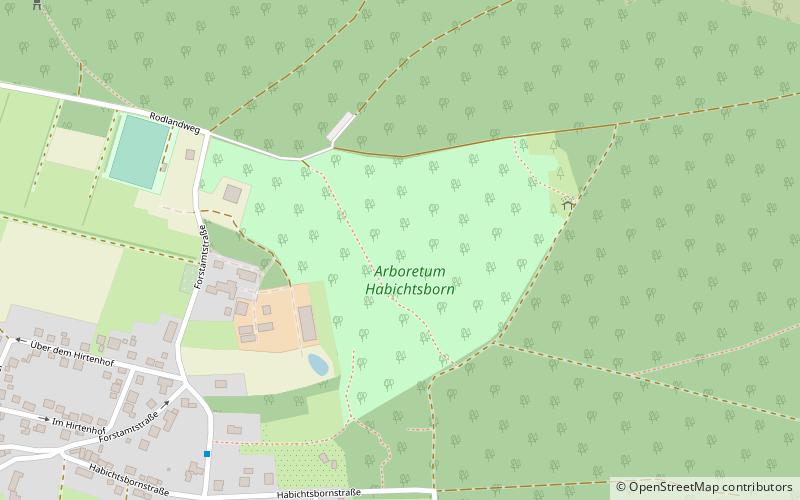 arboretum habichtsborn naturpark munden location map