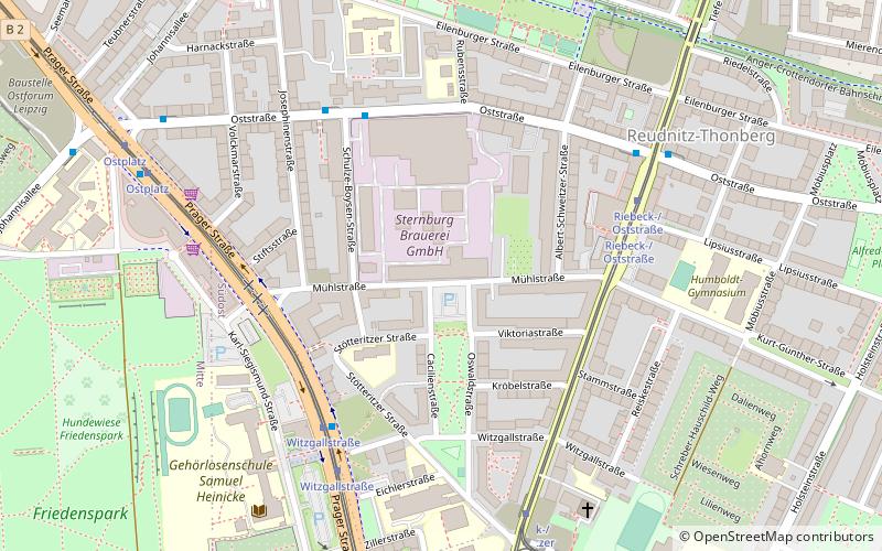 sternburg leipzig location map