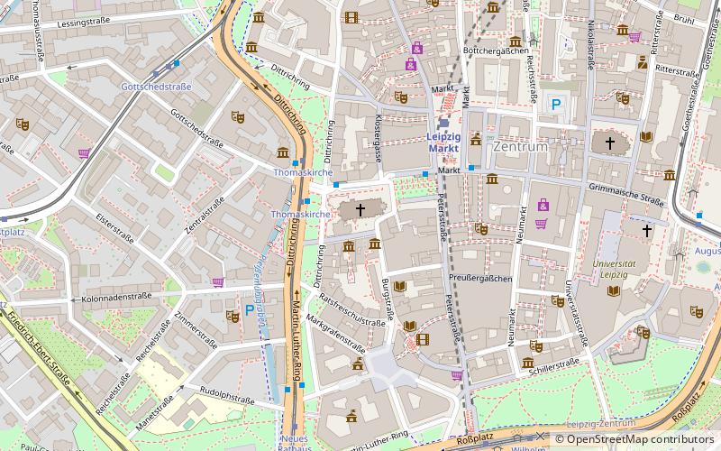 Neues Bach-Denkmal location map